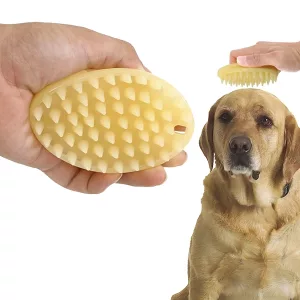 dog wash brush, dog massage brush, dog bath brush, silicone dog brush