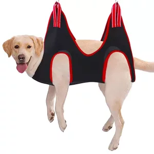 grooming hammock, grooming harness