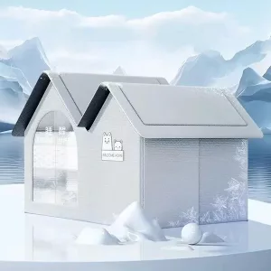 air conditioned dog house, dog summer house