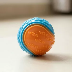 Interactive Dog Teething Ball Squeaky Chew Toy