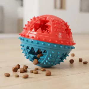 Interactive Dog Teething Ball Chew Toy