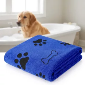 Cute Quick-Drying Microfiber Dog Towel