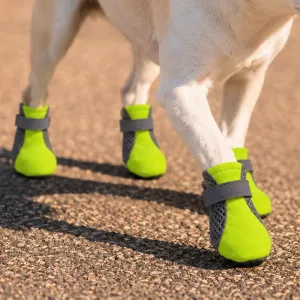 4pcs Breathable Non-Slip Reflective Dog Shoes