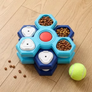 Interactive Dog Puzzle Toy Slow Feeder Treat Dispenser