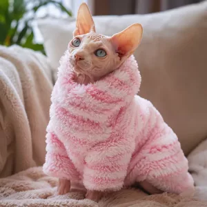 Cute Soft Cat Coat Warm Plush Sweater