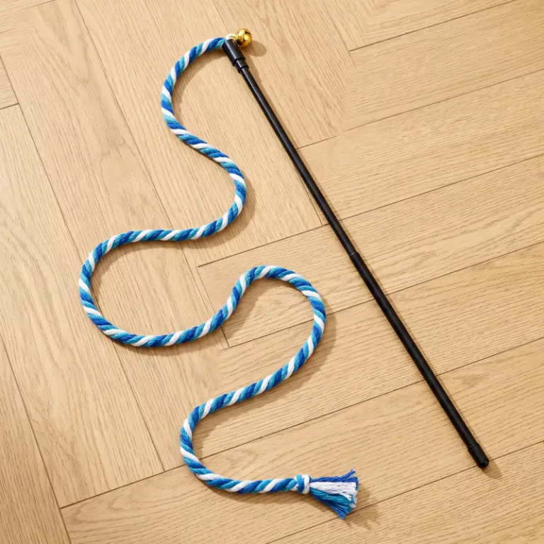 cat feather wand, interactive cat toy
