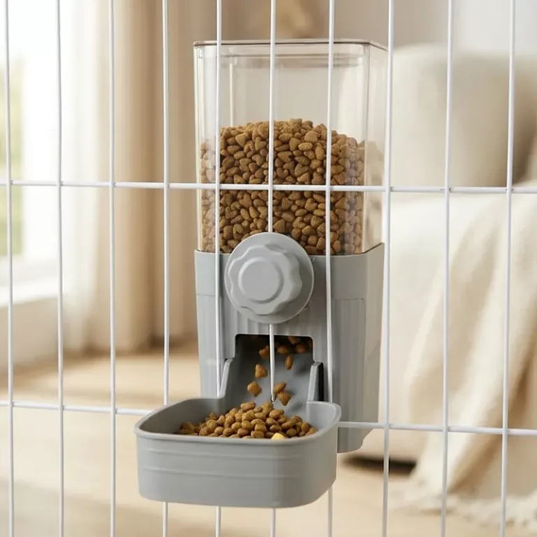 cage dog bowl, automatic pet feeder