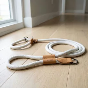 Hands-Free Soft Dog Leash with Waist Belt