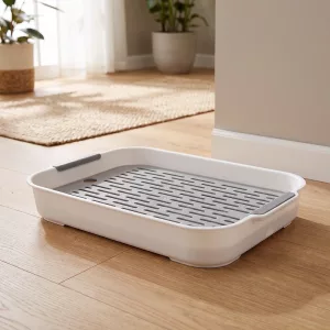 Double-Layer Cat Litter Box High-Sided Tray