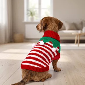 Cute Warm Knitted Christmas Jumper for Dogs
